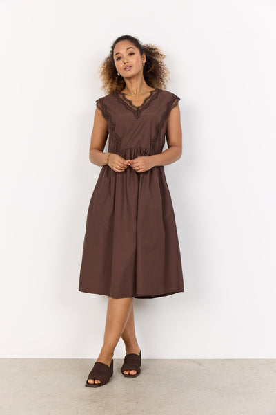 SC-NETTI 101 Dress Dark brown