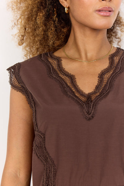 SC-NETTI 101 Dress Dark brown