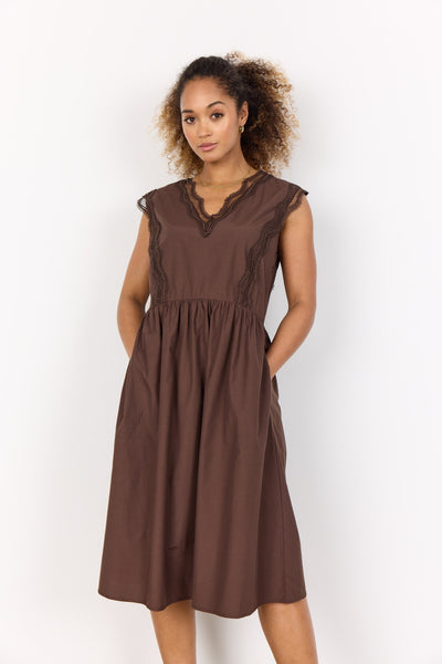 SC-NETTI 101 Dress Dark brown