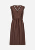 SC-NETTI 101 Dress Dark brown
