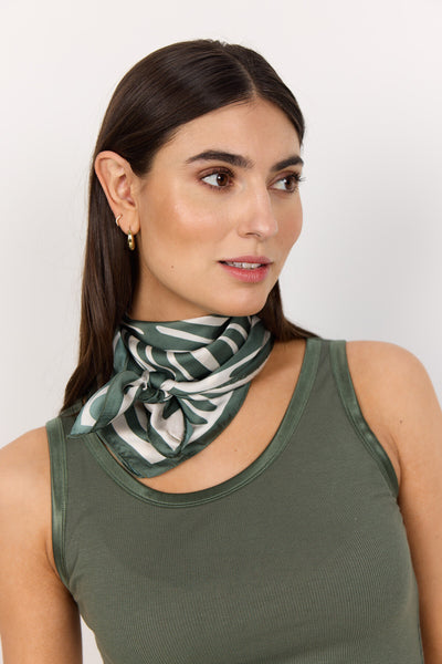 SC-RAMINA 1 Scarf Dark green