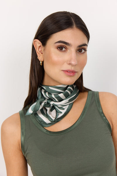 SC-RAMINA 1 Scarf Dark green