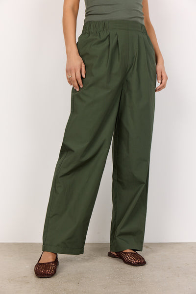 SC-RACHELLE 4-C Pants Dark green
