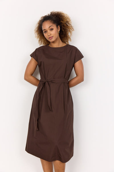 SC-RACHELLE 5 Dress Dark brown