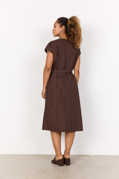 SC-RACHELLE 5 Dress Dark brown