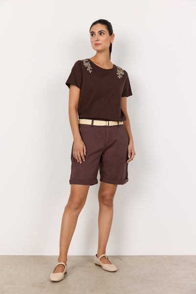 SC-DERBY 45 T-shirt Dark brown