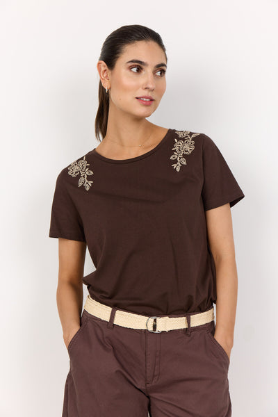 SC-DERBY 45 T-shirt Dark brown