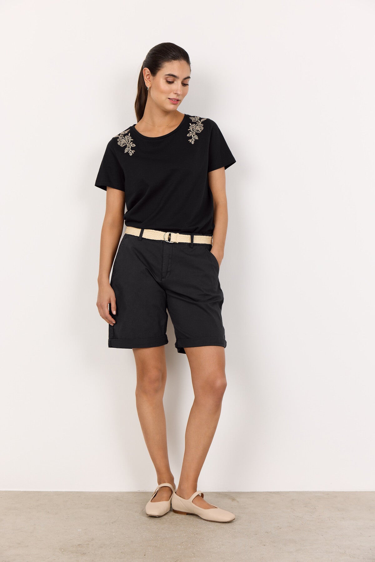 SC-ROVENA 1-B Shorts Black
