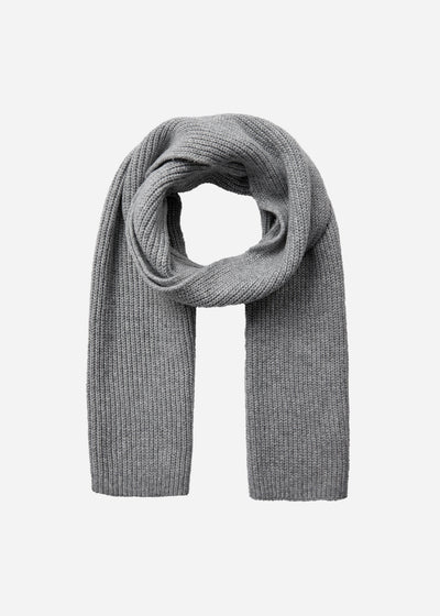 SC-FRAUKE 5 Scarf Light grey